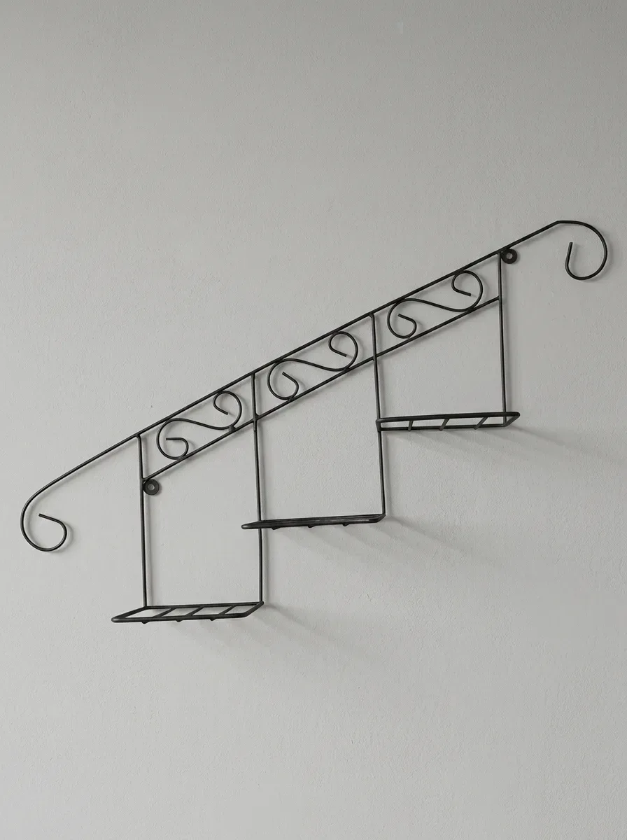 Aura 'Staircase' 3-Tier Metallic Planter Shelf