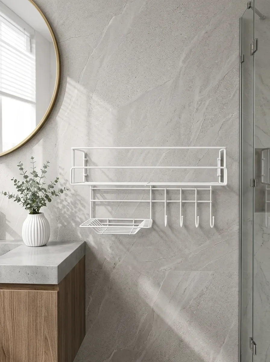 Loft Punch-Free All-in-One Shower Caddy
