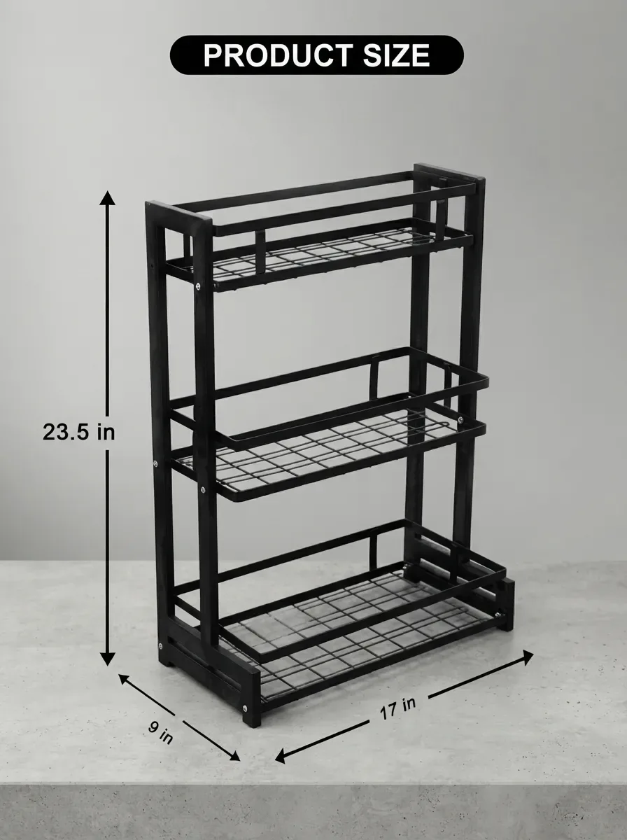 Loft Industrial Multiuse Countertop Rack