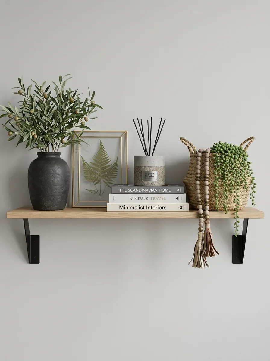 Aura Minimalist Floating Shelf Brackets (Pair)