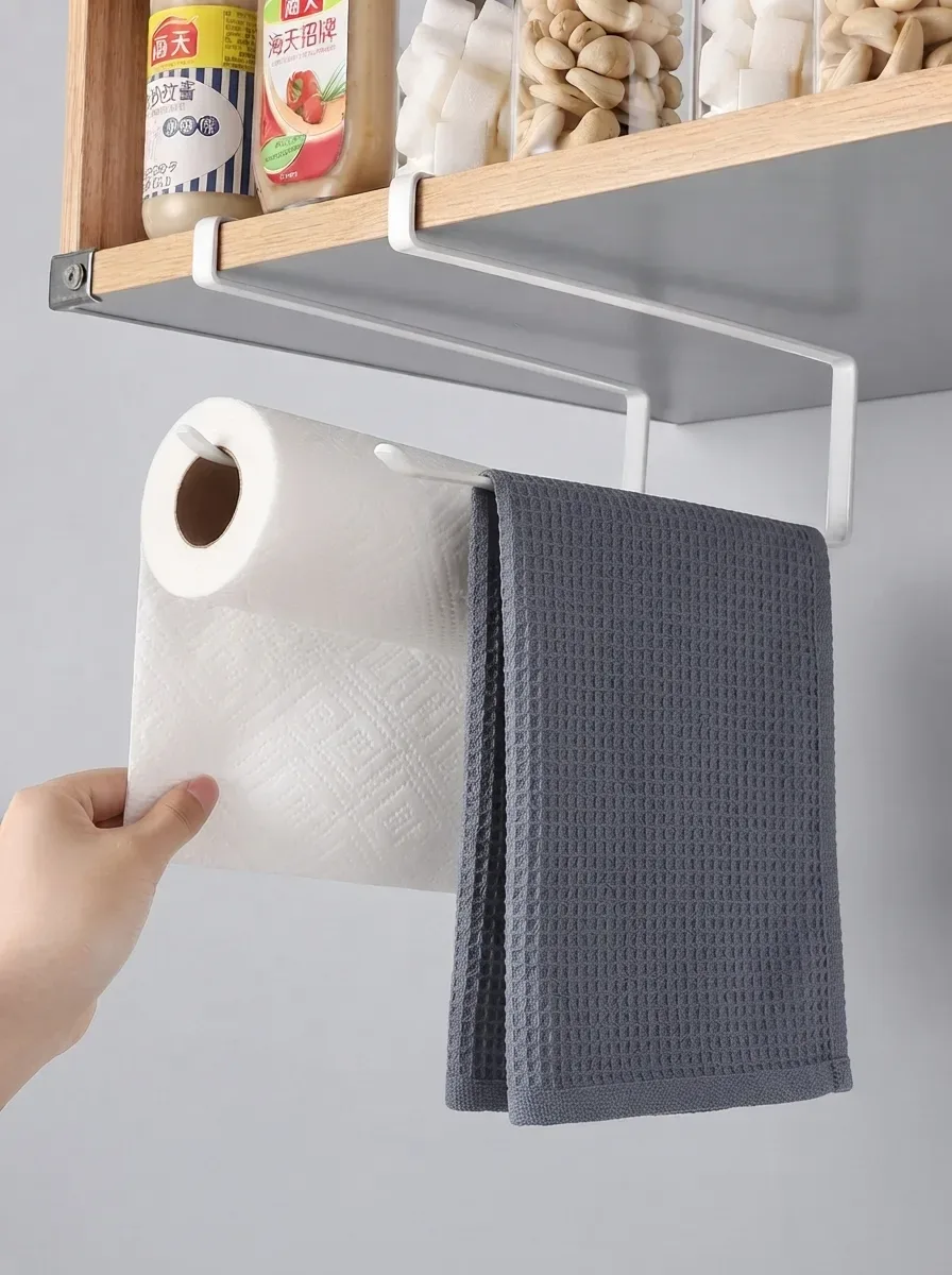 Loft Under-Cabinet Paper Towel & Tissue Holder