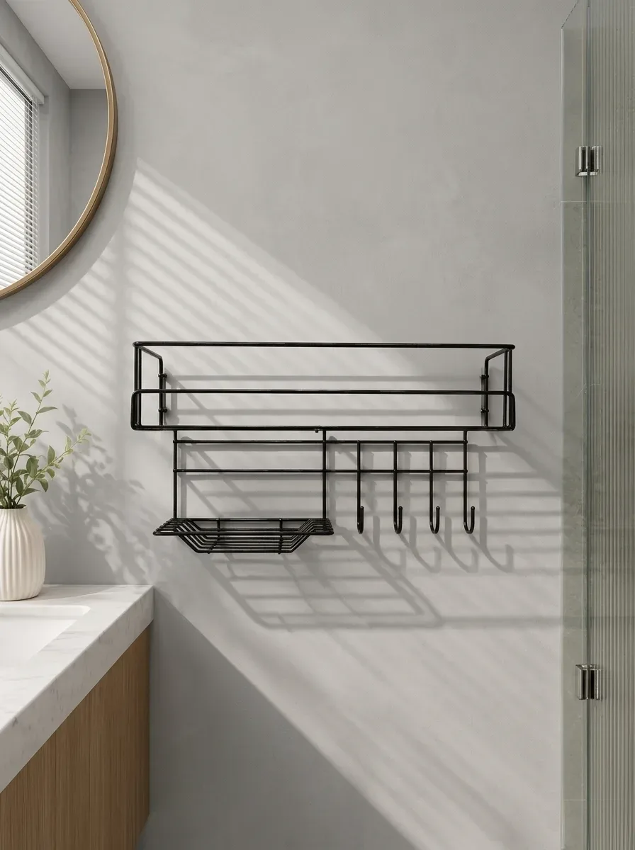 Loft Punch-Free All-in-One Shower Caddy
