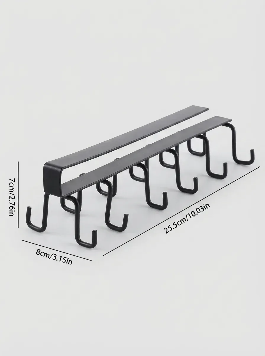 Loft Under-Cabinet Multiuse Mug & Utensil Rack