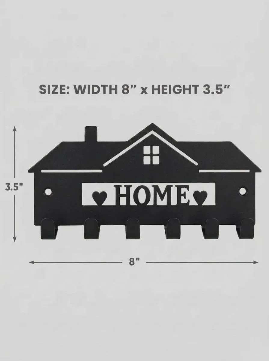 Sweet Home Wall Metal Key Hanger