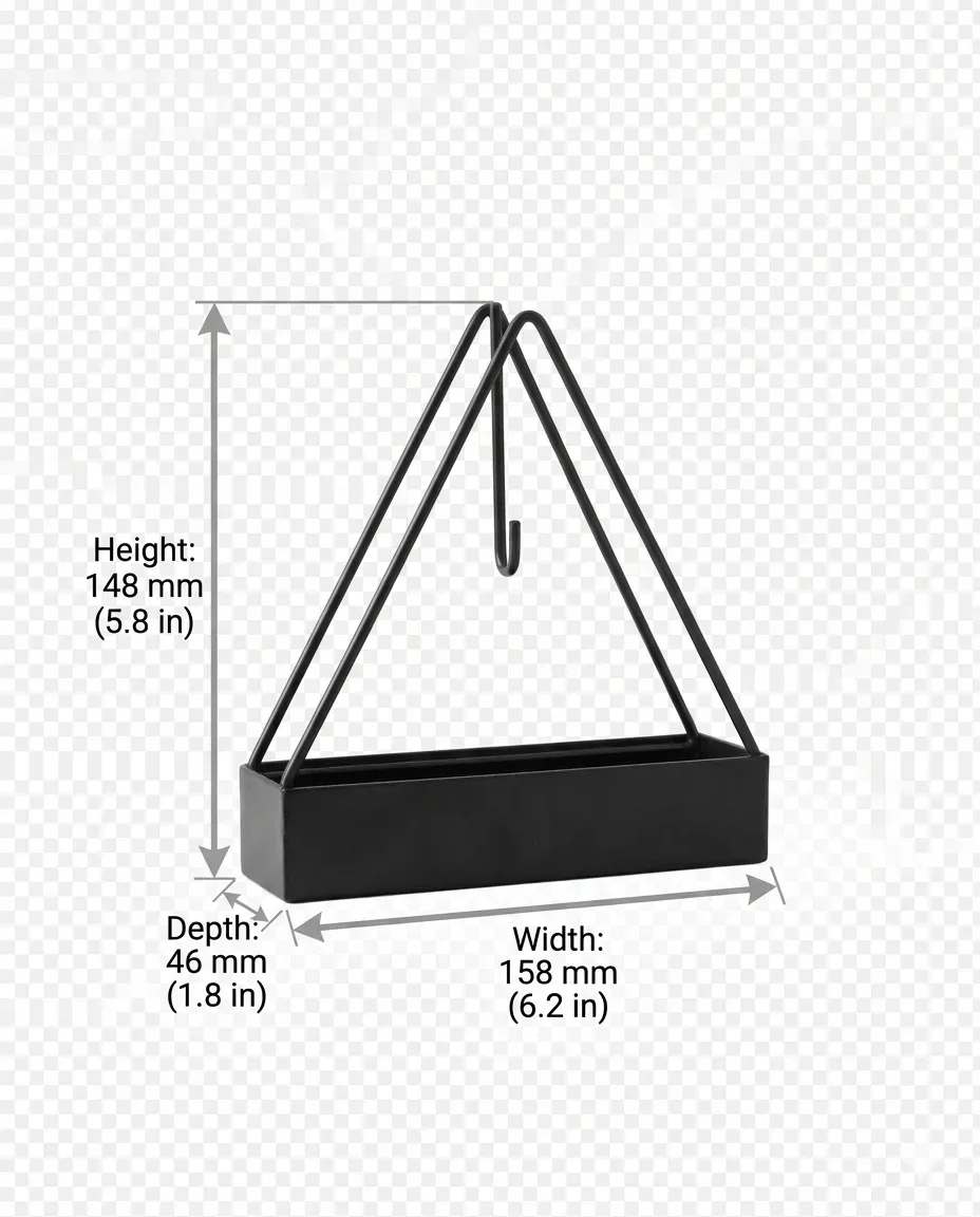 Apex Triangle Iron Mosquito Coil Holder