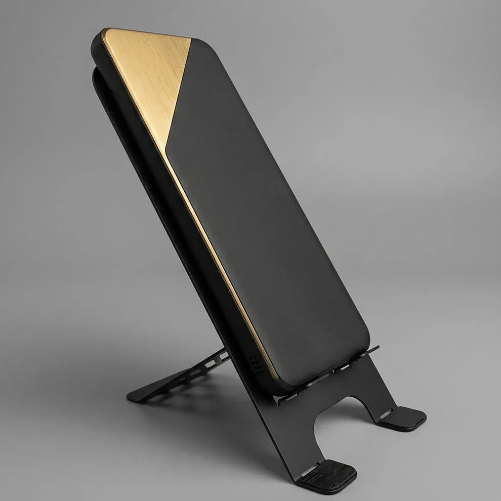 Aura Metallic Phone Stand & Desk Organizer