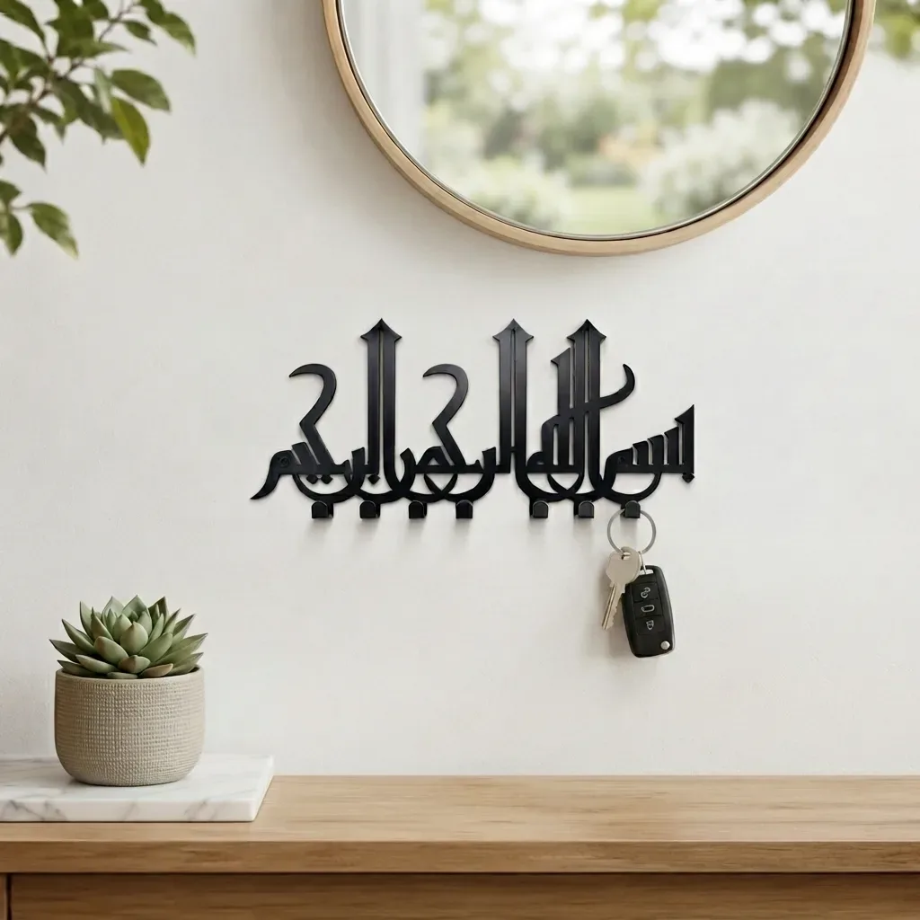 'Bismillah' Calligraphy Key Holder